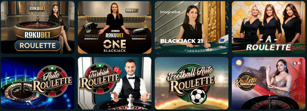 Casino Ao Vivo em RokuBet Casino